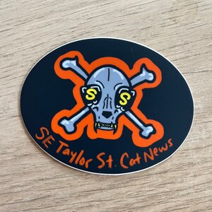 Sunnyside Skullz Sticker