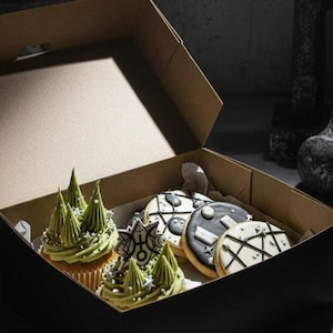 Uranus Planet Royal Icing Transfer Mall, Rymdkaka Design, Solsystemet Kakor, Galax Tema Utskrivbar DIY Nybörjarvänlig