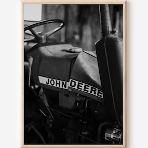 Vintage John Deere Tractor | Wall Art | Digital Download