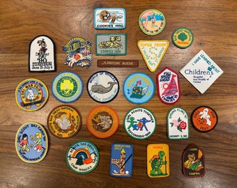 Vintage Girl Scout Patches from San Diego-Imperial Council, BIG Selection