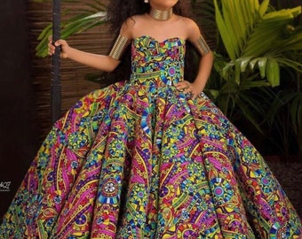African Girl Ball Gown: African Girls Dress For Pageant