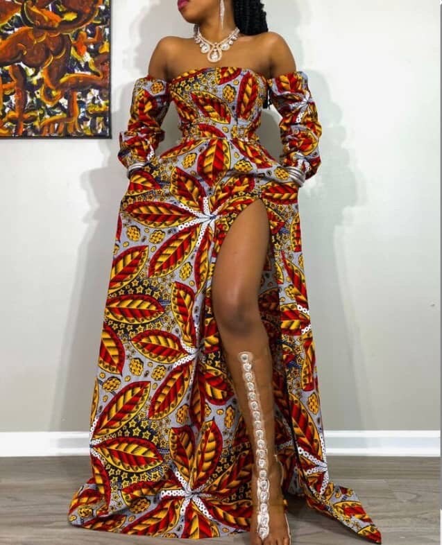 Free Dress Styles Party Ankara Gown Embroidery Chic African Dress For Women Free Dress Styles Party Ankara Gown Embroidery Chic African Dress For Women