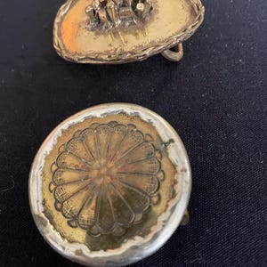Vintage belt buckles | hand cast brass | 1970&#39;S