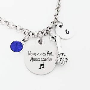 Silver Tone Microphone Bracelet Music Bangle Musician Bracelet Singer Bracelet Microphone Charm Bracelet Microphone Charm Bangle image 1