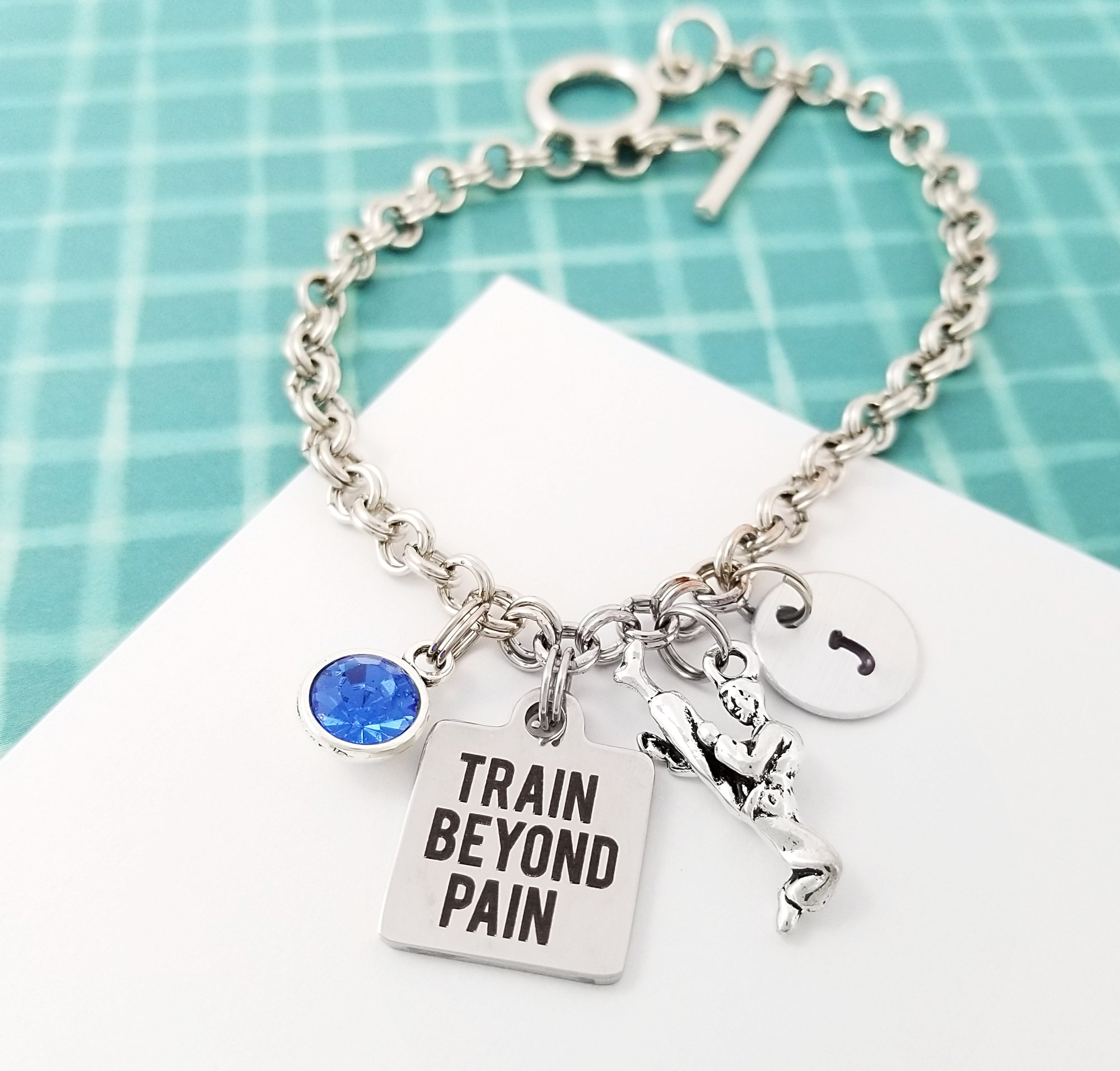 Train Beyond Pain Bracelet Karate Bangle Martial Arts Etsy