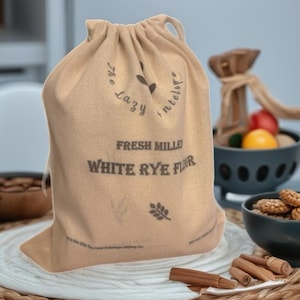 Farine de seigle blanche fraîchement moulue, poids net 48 oz (3 lb) 1,36 kg