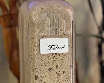 Masa madre de centeno oscuro de Finlandia