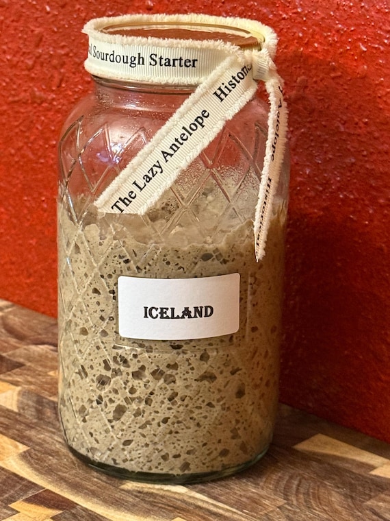 Icelandic Dark Rye Wet Sourdough Starter Culture