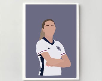 Missy Bo Kearns Print - Lionesses | Illustration, Barclays WSL, Football, Poster | A4, A5