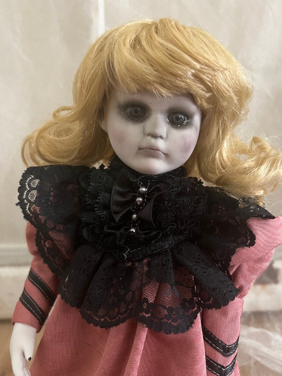 CREEPY DOLL/ EVIL Doll/ Scary Doll Halloween Doll Etsy