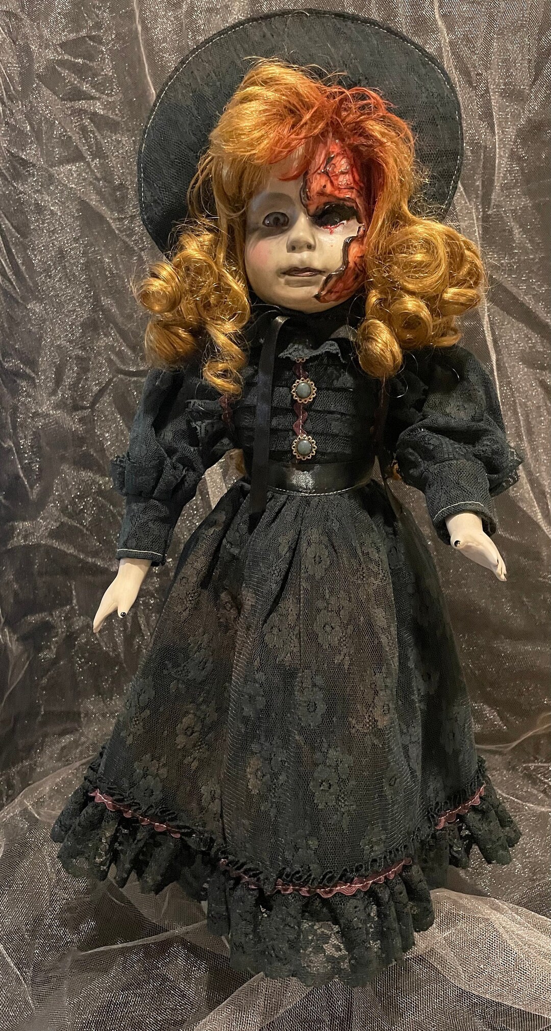 CREEPY DOLL /scary Doll/porcelain Doll/gross Doll/ HORROR Doll /horror