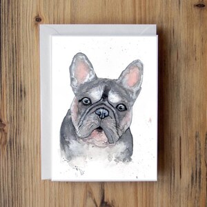 Französische Bulldogge Karte, Geburtstagskarte, Grußkarte, Multipack, süße Karten, Hunde Geschenke, Tierliebhaber Geschenke, Hundeliebhaber Karten, Hundekarte