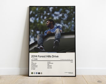 J Cole 2014 Forest Hills Drive Poster No Frame Poster Gift For Friend