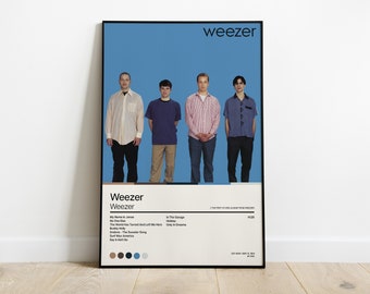 Red Weezer Etsy
