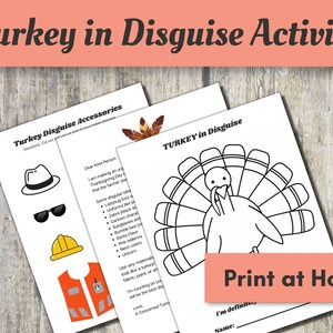 Turkey in Disguise Activity