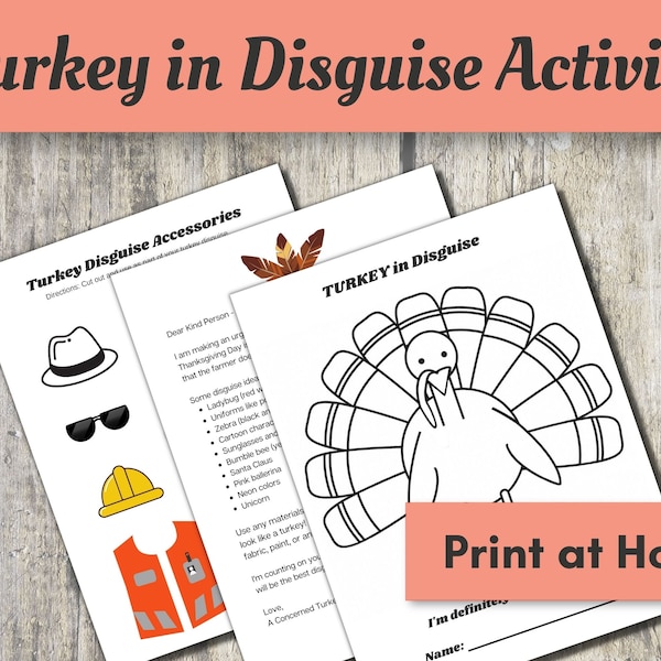 Turkey in Disguise Activity