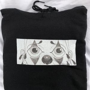 Bozo Clown Hooded Sweatshirt