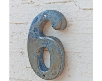 Handmade Ceramic Floral House Numbers | Spring Floral House Numbers | Address Numbers | Nature Lover Numbers | Door Numbers |Ceramic Number