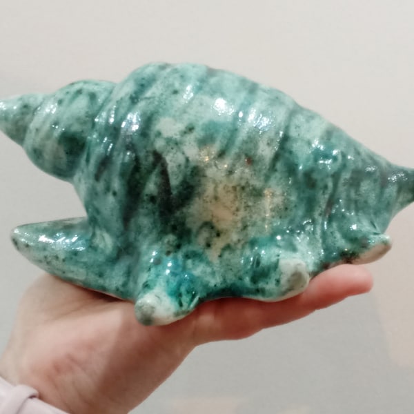 Ceramic Sea Shell | Sea Pottery | Beach Stones | Ceramic Pottery | Beach Decor | handmade Sea Shell | Handmade Sea Shell