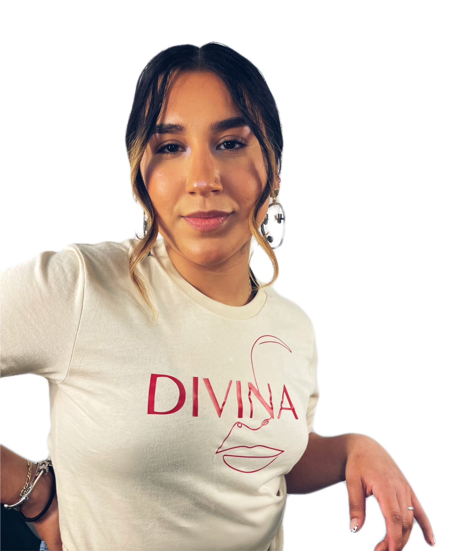 Divina Pinstripe Fitted Shirt
