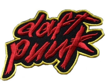 daft punk homework bomber jacket XL Punk Patch (8.5 Inch) Embroidered Iron/Sew-on Badge Homework Album Souvenir Emblem Music Festival Jacket / Hat / Bag / GIFT