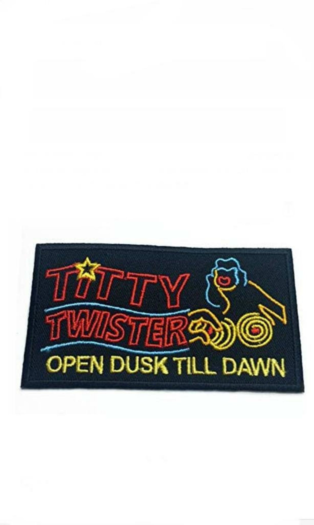 The Titty Twister Patch 3 5 Inch From Dusk Till Dawn Etsy Denmark