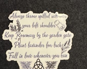 Sticker citation magique pratique