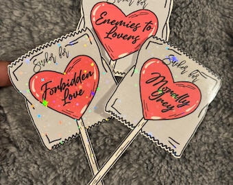 Stickers Book Trope Lollipop - Ennemis pour les amoureux, l'amour interdit, moralement gris