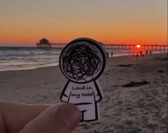 Je suis bruyant dans la tête Sticker