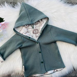 Babyjacke, Kapuzenjacke, Kinderjacke, Babystrickjacke, Kinderkleidung, Babykleidung, Kinderstrickjacke, Übergangsjacke, Geburtsgeschenk