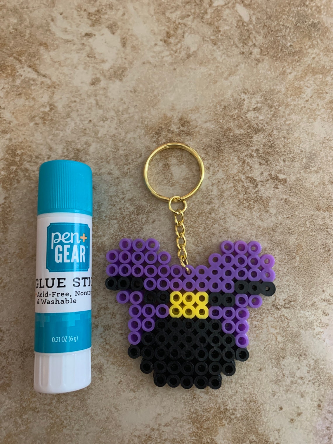 Disney Villains Perler Bead Keychains Etsy