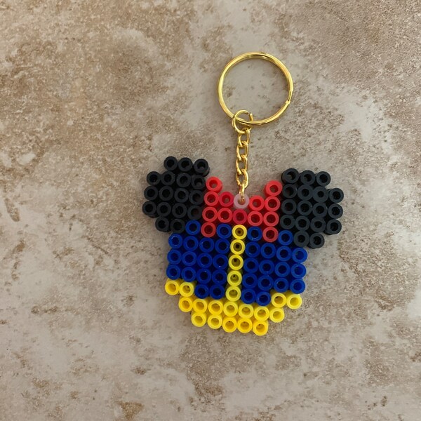 Perler Bead Keychain Etsy