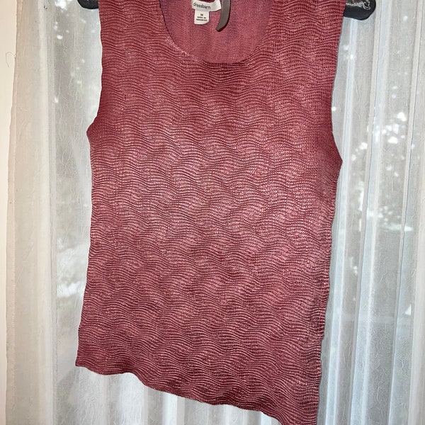 Vintage Crushed Silk Tank Top