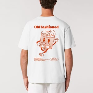 OLD FASHIONED T Shirt | Unisex T Shirt | Cocktail T Shirt | Graphic T Shirt | Retro Cartoon T Shirt | Aesthetic T Shirt | Negroni Gift