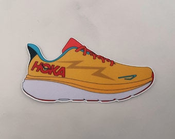 Hoka Sneaker Sticker [Yellow]
