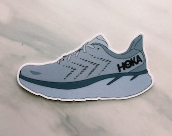 Hoka Sneaker Sticker [Gray]