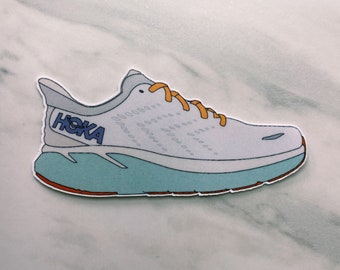 Hoka Sneaker Sticker [White]