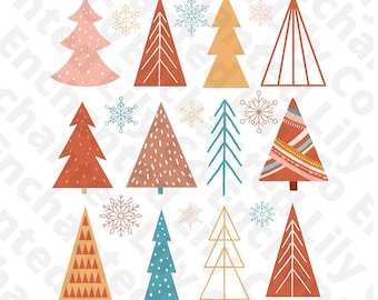 Christmas Tree PNG Design for Christmas Trees Design PNG Sublimation Design Download for Christmas PNG