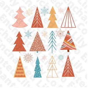 Christmas Tree PNG Design for Christmas Trees Design PNG Sublimation Design Download for Christmas PNG