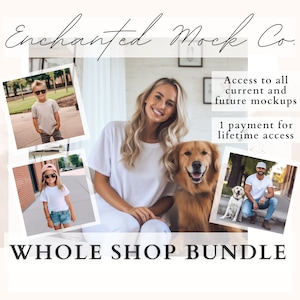 Whole Shop Mockup Bundle | Entire Shop Bundle | Bella Canvas Bundle | Gildan Bundle | Mockups Bundle | Full Access Shop Pass