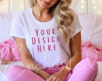 Blanco Bella Canvas 3001 T Shirt Mockup Bella Canvas Shirt Mockup T-shirt Mockup Shirt Mockup White Shirt Mockup Model Mockup Tee Mock Up