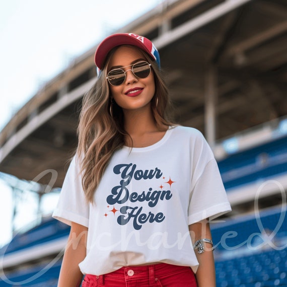 White Comfort Colors C1717 Mockup White Shirt Mockup White TShirt Shirt Mockup Comfort Colors Mockup Baseball Mockup Shirt Comfort Color