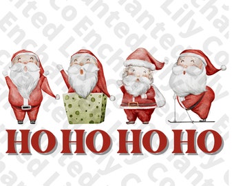 Santa Christmas Sublimation Design PNG Instant Download Digital Design Vintage Santa Retro Santa Christmas PNG sublimation Santa Baby PNG