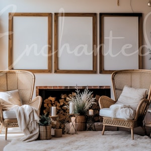 Christmas Mockup Blank Wall Art Mockup Bundle Home Interior Frame Mockup Christmas Mock ups Canva Mock up Bundle Boho Wall Art Mockup