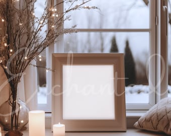 Wall Art Mockup Home Interior Frame Mockup Boho Wall Art Mockup