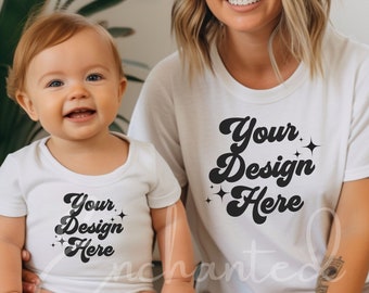 baby mockup, mom mockup, mom and baby mockup, family mockup, baby bodysuit mockup, baby mockup, mommy and me mockup, mother baby mockup
