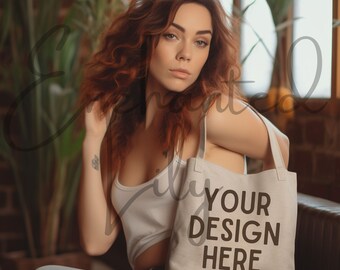Tote Bag Mockup Canvas Tote Bag mock Boho Tote Bag Mock Model Tote Bag Mock Model mock Canvas Tote Bag Mockup Print on Demand Mock Up