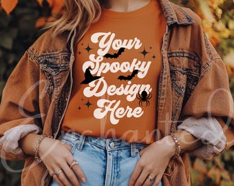 Comfort Colors C1717 Yam Shirt Mockup TShirt Mockup T-Shirt Mockup Fall Shirt Mockup Halloween Shirt Mockup Orange Shirt Halloween Mockup