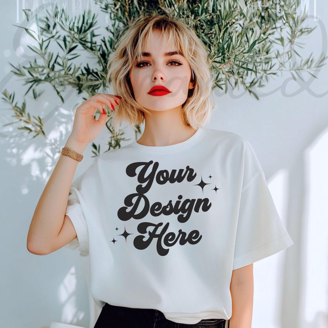 Bella Canvas Shirt White Tshirt Mockup White Shirt Mock up Comfort ...