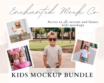 Kids Mockup Bundle | Kids Bundle | Bella Canvas Bundle | Gildan Bundle | Mockups Bundle | Full Access Shop Pass